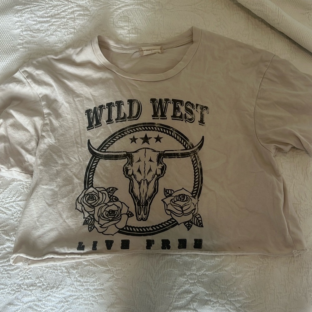 Wild west altrd state crop top